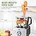 Food Processor 12-Cup, Multi-Function Food Processor 6 Main Functions with Chopper Blade, Dough Blade, Shredder, Slicing Attachments, 3 Speed 600W Powerful Processor, Silver