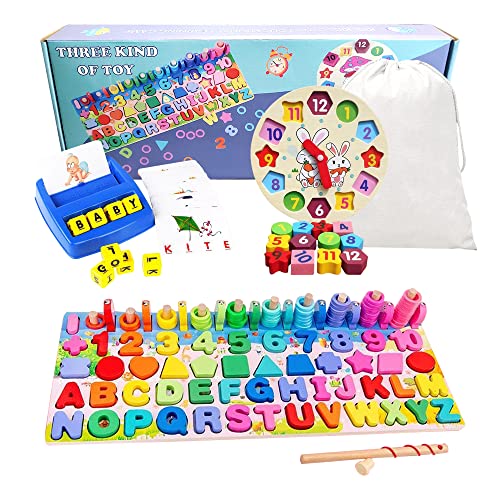 Kidi Kids Montessori 3in1 Puzzle Game for 24+Yr Kids Educational