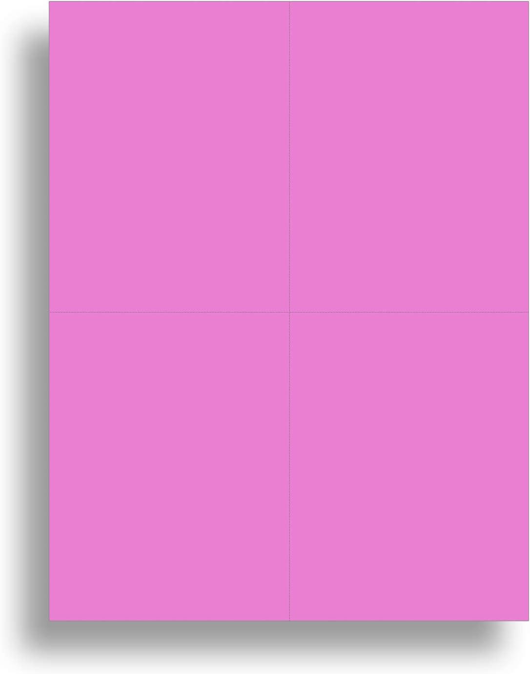 Amazon Blank Colored 4 up Postcard Paper By Desktop Publishing Supplies 25 Sheets 100 