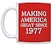 ThisWear 40th Birthday Gifts For All Making America Great Since 1985 Birthday Mug Birthday Gifts 11oz 11oz Ceramic Coffee Mug with Handle Red