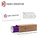 Haru Creative - Front Grille Hood Rear Trunk Emblem Letter Insert Overlay Vinyl Decal Sticker Compatible with and Ford Focus ST 2013-2019 - Metallic Matte Chrome Purple