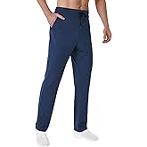 LETAOTAO 32/34/36/38 Inseam Tall Mens Joggers Sweatpants Extra Long Zipper Pockets Athletic Gym Track Pants