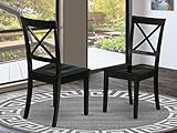 East West Furniture Boston Formal Dining Chair Wood