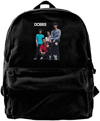 Harrison Begum Lucas Dobre Canvas Shoulder Backpack Funniest Travel Backpack For Men & Women Teens College Travel Daypack Black