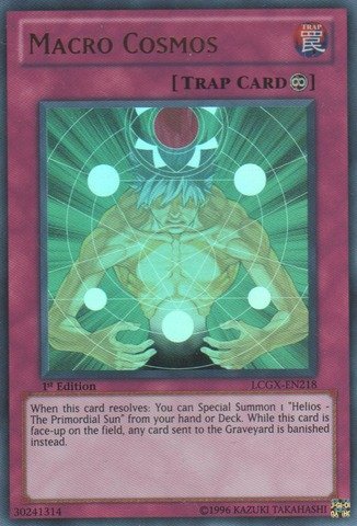 Yu-Gi-Oh! - Macro Cosmos (LCGX-EN218) - Legendary Collection 2 - 1st Edition - Ultra Rare