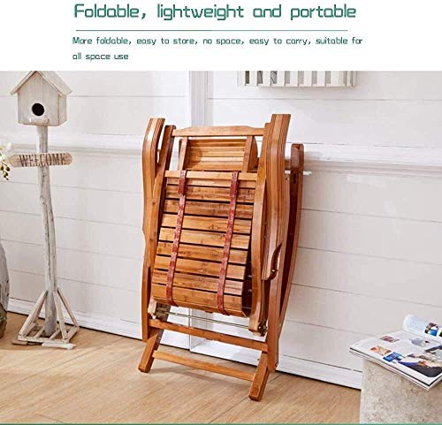 ZHAS Sonnenliege, Liegestühle draußen , Garten Klappstuhl Patio Sessel, Gartenliege Leichtgewicht, Klapp Gartenstuhl – Bild 4