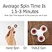 Opard Tri Fidget Spinner Hand Spinning Toy Ceramic Bearing for Child and Adult (White)
