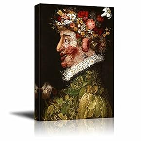Four Seasons - Spring by Giuseppe Arcimboldo - Canvas Wall Art- 12" x 18"