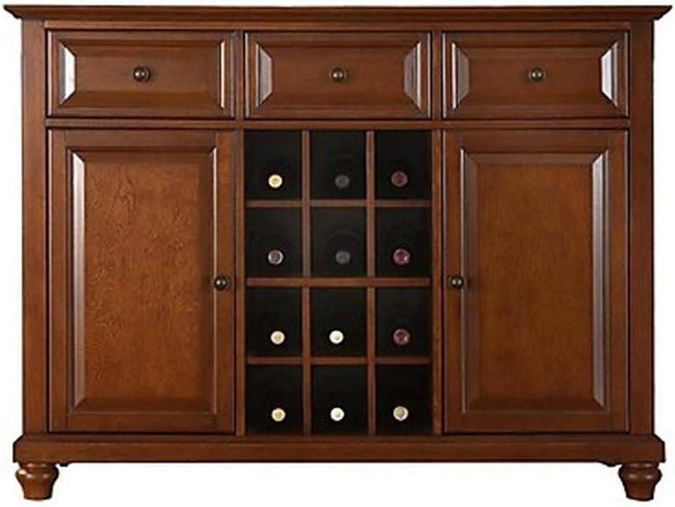 Moran Classic Cherry Wood Storage Cabinet Sideboard Amazon Co Uk Kitchen Home