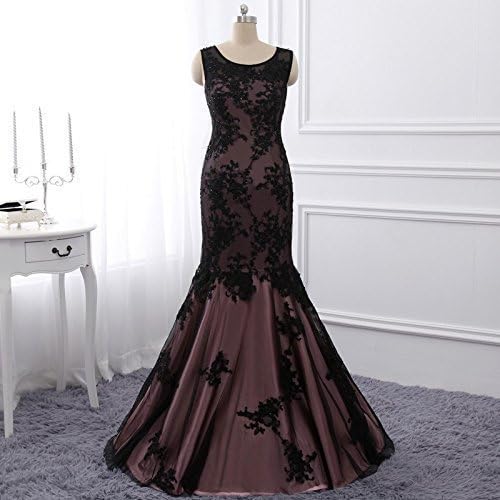 Vintage Lace Applique Sheath Mermaid Mother of the Bride Prom Dresses Long