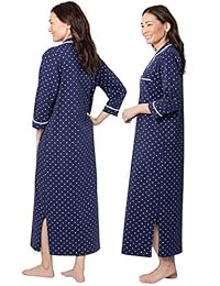 PajamaGram - Camisón largo para mujer