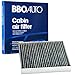 BBO AUTO BCF10140 Premium Cabin Air Filter with Active Carbon Media - Fits Mitsubishi Lancer, Outlander | Nissan | Infiniti (CF10140 REPLACEMENT)