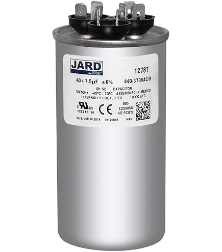 純銀 盃 95g GE Genteq Round Capacitor 35 7.5 uf MFD 440 Volt Z97F9881
