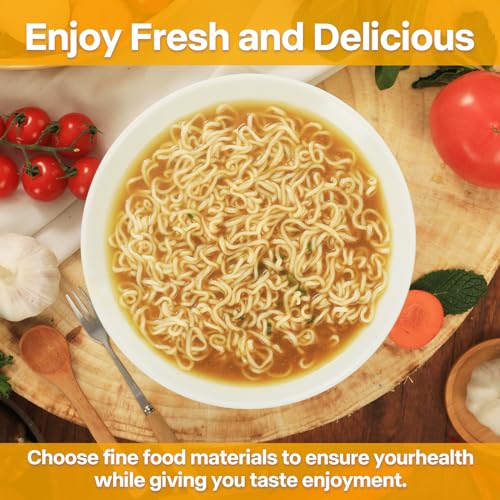 BAIXIANG CURRY FLAVOR RAMEN, CURRY FLAVOR INSTANT NOODLE,BONE BROTH SIMMERED, TASTY TREAT SERIES, PACK OF 5