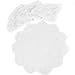 kilofly Crochet Cotton Lace Table Placemats Doilies Value Pack, 4pc, Roma, White, 13.7 inch