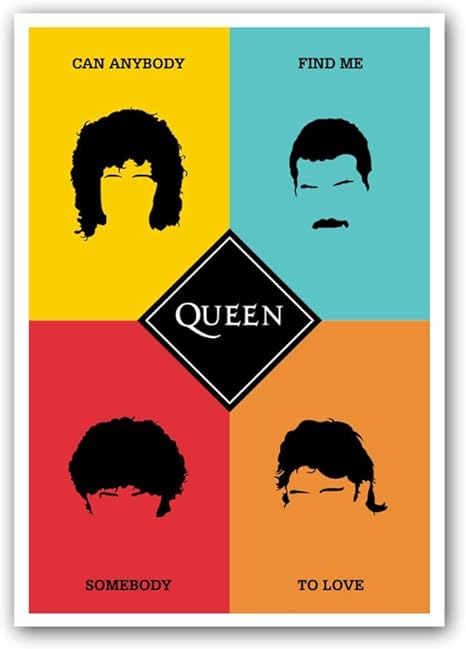 Lab No 4 Somebody To Love Lyrics Quote Poster In 12 X 18 Size Amazon Ca Home Kitchen