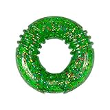 KONG PSC15 Squeezz Confetti Ring Dog Toy, Large, Colors Vary