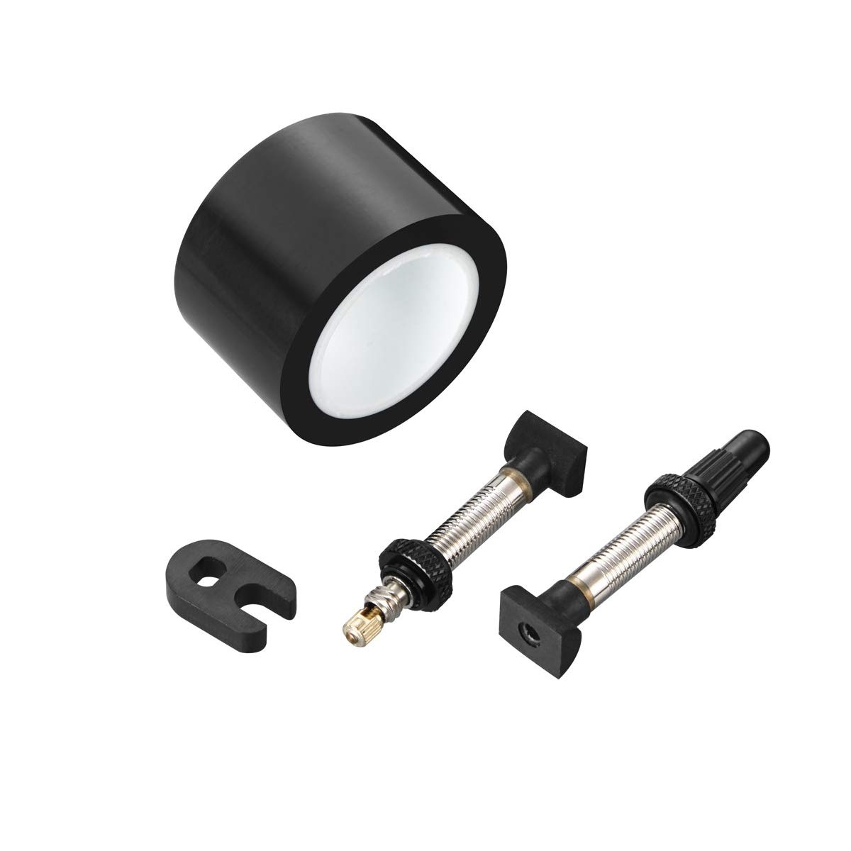 Sram TUBELESS KIT INCLUDES TAPE, 2 UNIVERSAL VALVES & 1 VALVE CORE WRENCH A1 32mm