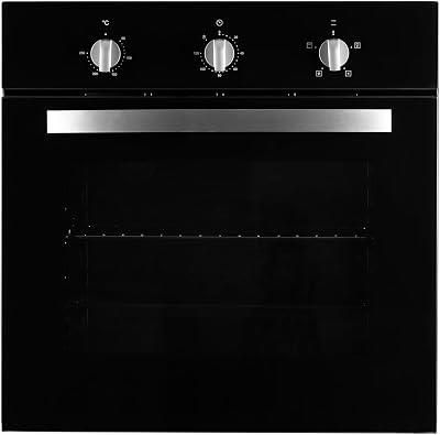 SIA FSO59BL Built-in Single Electric Fan Oven and Grill 59L Black