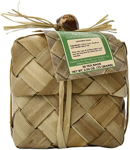 Hawaiian Tea Co, Haleakala Green, Caffine Free, 36-Count