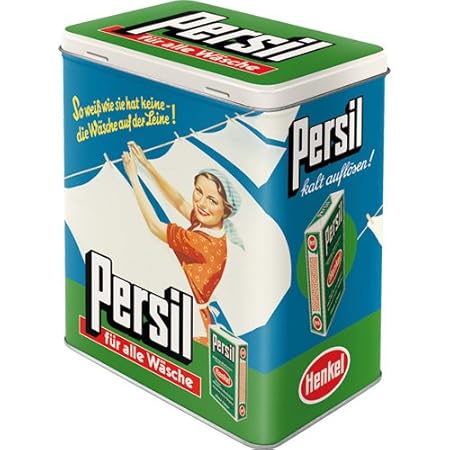 Nostalgic-Art 30137 Persil - Wäsche auf der Leine, Vorratsdose L