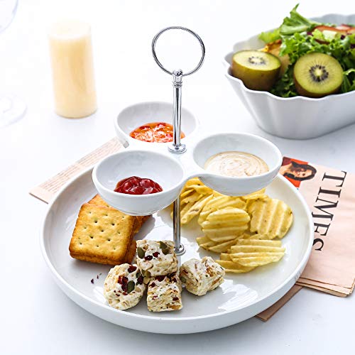 image for CERSIA Singkasa 2-Layer Modern Serving Bowl Set, Sauce Dish, Fruit, Sa