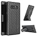 Galaxy Note 8 Case, TILL [Thin Design] Holster Locking Belt Swivel Clip Non-Slip Texture Hard Shell [Built-in Kickstand] Combo Case Defender Cover for Samsung Galaxy Note 8 All Carriers [Black]