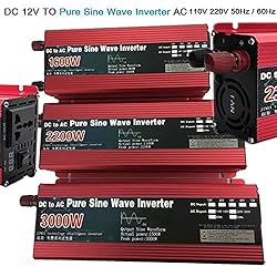 Pure Sine Wave Inverter 12V/24V to AC110V 220V Peak