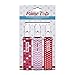 Prime Tots ❤ Pacifier Clip Girl - 3 Pack ❤ Perfect As Soothie Pacifier Holder, For Infant Teething Toys ❤ Rust Free ❤ Best Baby Shower Gift ❤ Best value