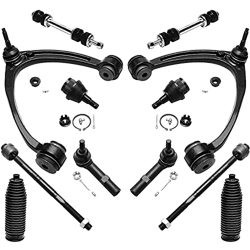 Detroit Axle Front Upper Control Arm Tie Rod Sway Bar Replacement for