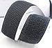 41 Feet Self Back Adhesive Tape Roll by TOPtoper Hook and Loop Strips 0.8 Inch (Black)