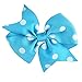 Imanom 18Pcs Baby Girl Hair Bows, Polka Dots Ribbon Design Hair Clips For Teens Baby Girls Babies Toddlers
