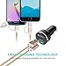 PAPALOOK Car Charger with Quick Charge 3.0 Dual USB Port for iPhone 7 6S Plus 6 Plus 6 5SE 5S 5 5C 4S, Samsung Galaxy S7 S6 Edge, Note 5 4 S5 Tab S,LG G5 G4,HTC,Nexus,iPads and more