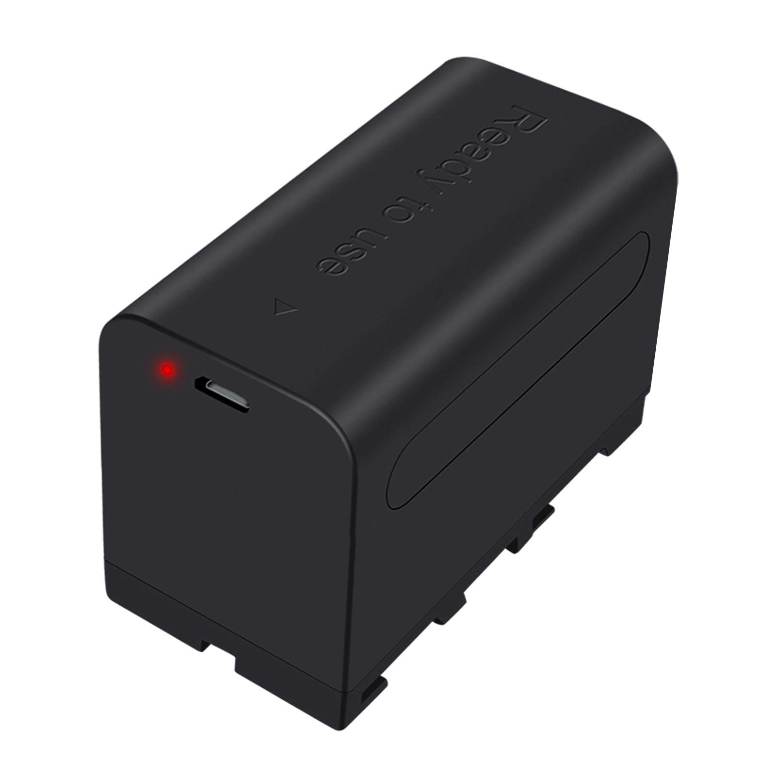 CITYORK NP-F750 Battery with Micro USB Charger Port for Sony NP-F730,NP-F750, NP-F760, NP-F770, NP-FM55H, NP-FM500H, NP-QM71, NP-QM91, NP-QM71D Camera and Video Light
