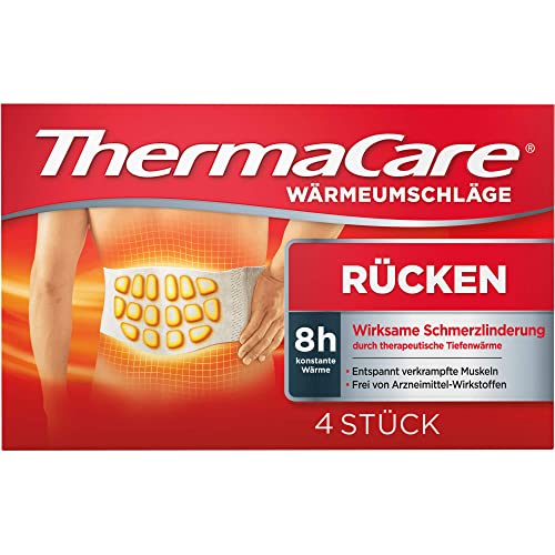 ThermaCare Wärmepflaster für den unteren Rücken, 4 Stück, bei Schmerzen im unteren Rücken und der Hüfte, Originalware von Angelini Pharma Deutschland