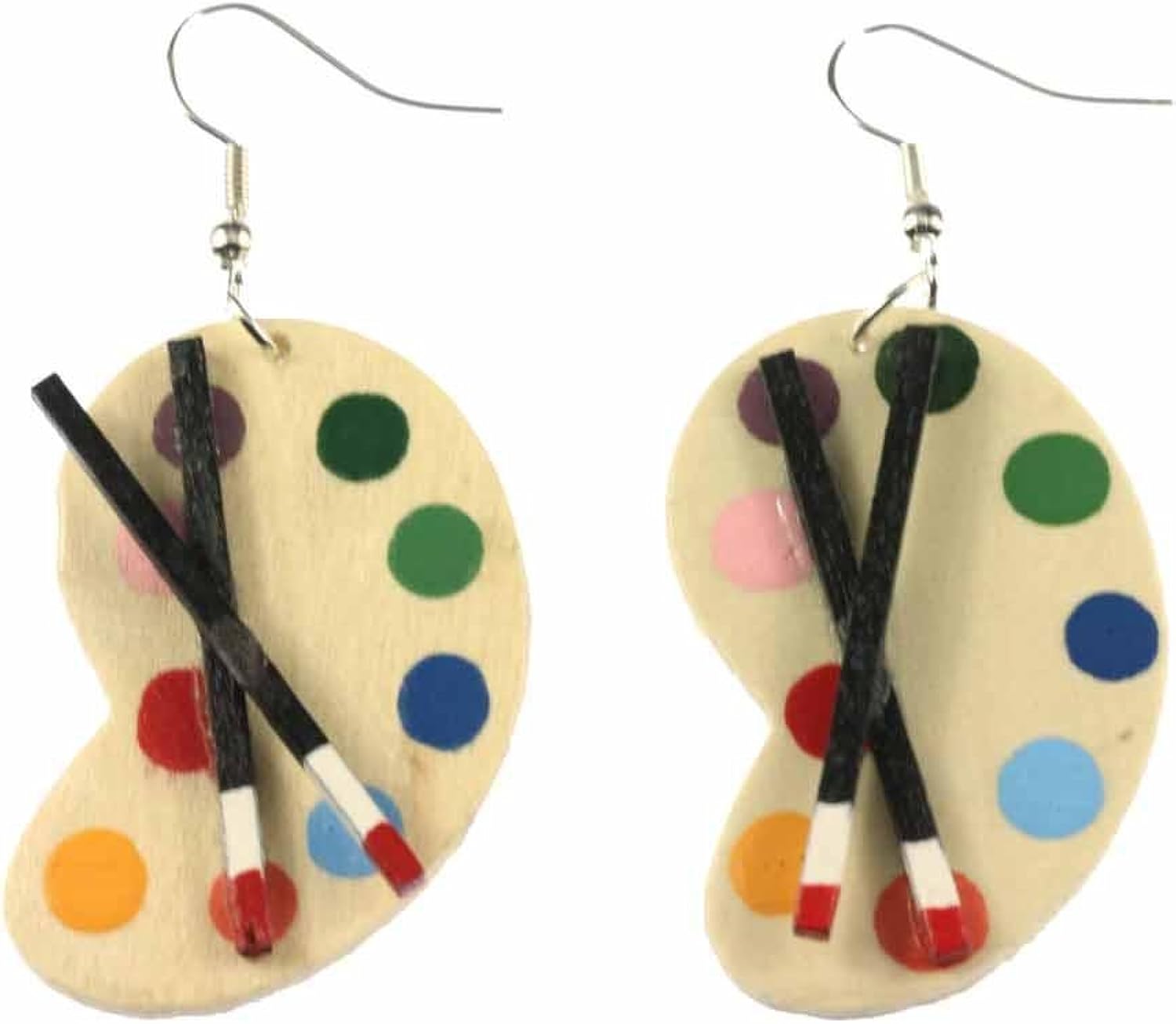 Miniblings Limettenscheibe Ohrringe - Handmade Frucht Ohrhänger Versilbert