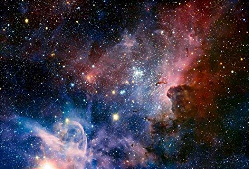 AOFOTO7x5ft Nebula Backdrop Cosmic Galaxy Photography Background Starry Sky Universe Outer Space Kid Boy Girl Adult Artistic Portrait Photo Shoot Studio Props Video Drop Vinyl Wallpaper Drape