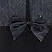 HDE Women's Cute Tattoo Print Stockings Novelty Design Sheer Tights Pantyhose (Black Mock Bow)