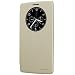 LG G4 Stylus G Stylo Case Cover+Touch-U Holder , NILLKIN Sparkle Window View Sleep / Wake PU Leather Flip Cover Case for LG G4 Stylus G Stylo (Not for LG G4) , with original Nillkin retail box (Golden)