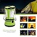 SOLLED 600lm Rechargeable LED Camping Lantern, Portable Water Resistant Tent Light with 2 Detachable Flashlights Torches USB Cable Car Charger Compass for Outdoor Camping Hiking Emergency