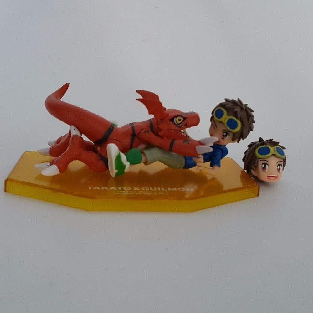 XXIFXT Digimon 3 Action Figures Matsuda Takato Guilmon PVC Model Toy 110mm Digimon Tamers Collectible Toys3343