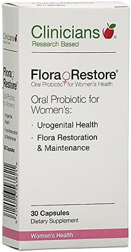 Clinicians Flora Restore oral probiotic for women 30 capsules imported from New Zeland