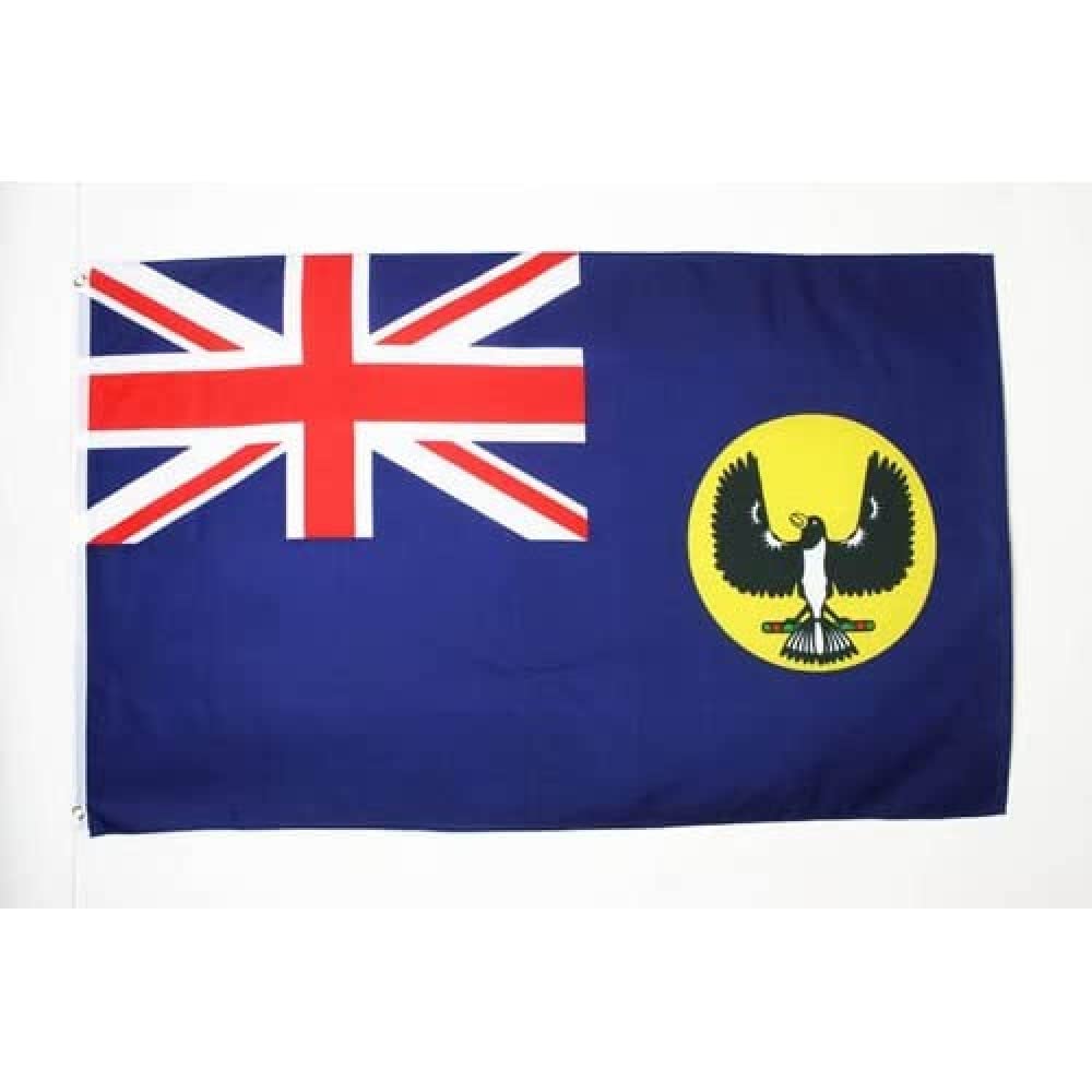 AZ FLAG - South Australia Flag - 2x3 Ft - 100D Polyester South Australian - Croweater Banner with Two Metal Grommets - Fade Resistant - Vivid Colors - 2' x 3' Feet - 90x60 Cm