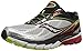 Saucony Men's Ride 8 Running Shoe, Silver/Red/Citron,10 M US
