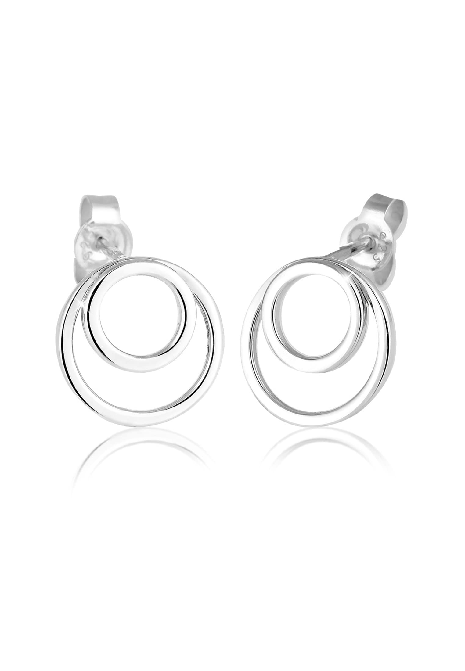 Elli Women's 925 Sterling Silver Circle Earrings