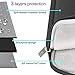 MOSISO Laptop Shoulder Bag Compatible with MacBook Air/Pro,13-13.3 inch Notebook,Compatible with MacBook Pro 14 2023-2021 A2779 M2 A2442 M1, Polyester Briefcase Sleeve with Side Handle, Black