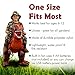 Halloween Haunters Inflatable Red Dinosaur Rider Costume Suit Child, Kid, Teen Size - T-Rex, Velociraptor, Reptile Blow Up with Inflation Fan - Put Yourself On Display at a Party - Girls Boys Birthday