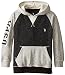 U.S. Polo Assn. Big Boys' French Terry Hooded Pullover, Black, 14/16