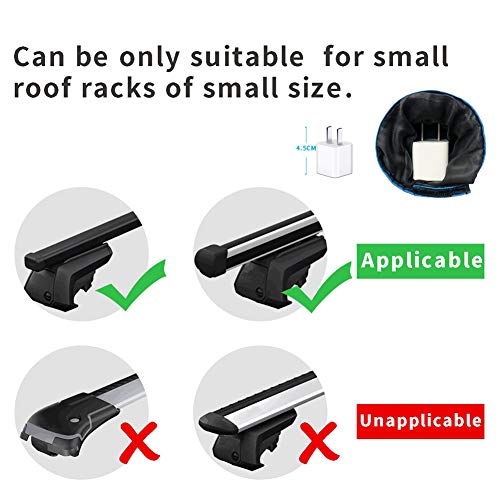 Neolife Aero Round Roof Rack Pads for Car Surfboard Kayak SUP Snowboard Racks 28 Inch Long Blue [Pair] - Thumbnail 3