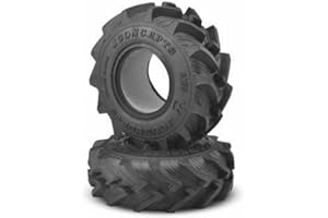 J Concepts Fling King Tire, Gold Compound:Dragon 2.6 Wheel (2), Unisex, RC Tire, Ages All